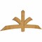 Ekena Millwork Davenport Rough Sawn Timber Gable Bracket, Western Red Cedar, 96"W x 32"H x 2"D x 6"F, 8/12 Pitch GBW096X32X0206DAV00RWR - alternate 4